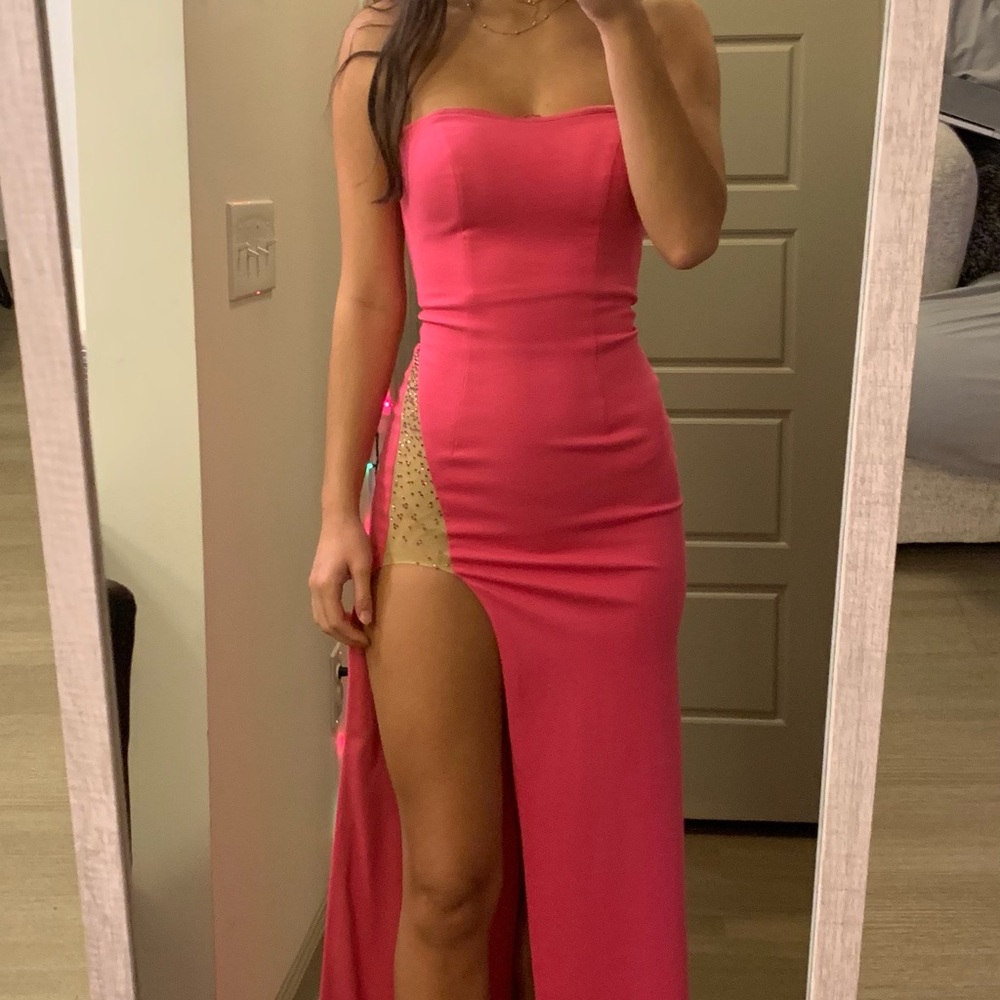 Sherri Hill High Slit 52987